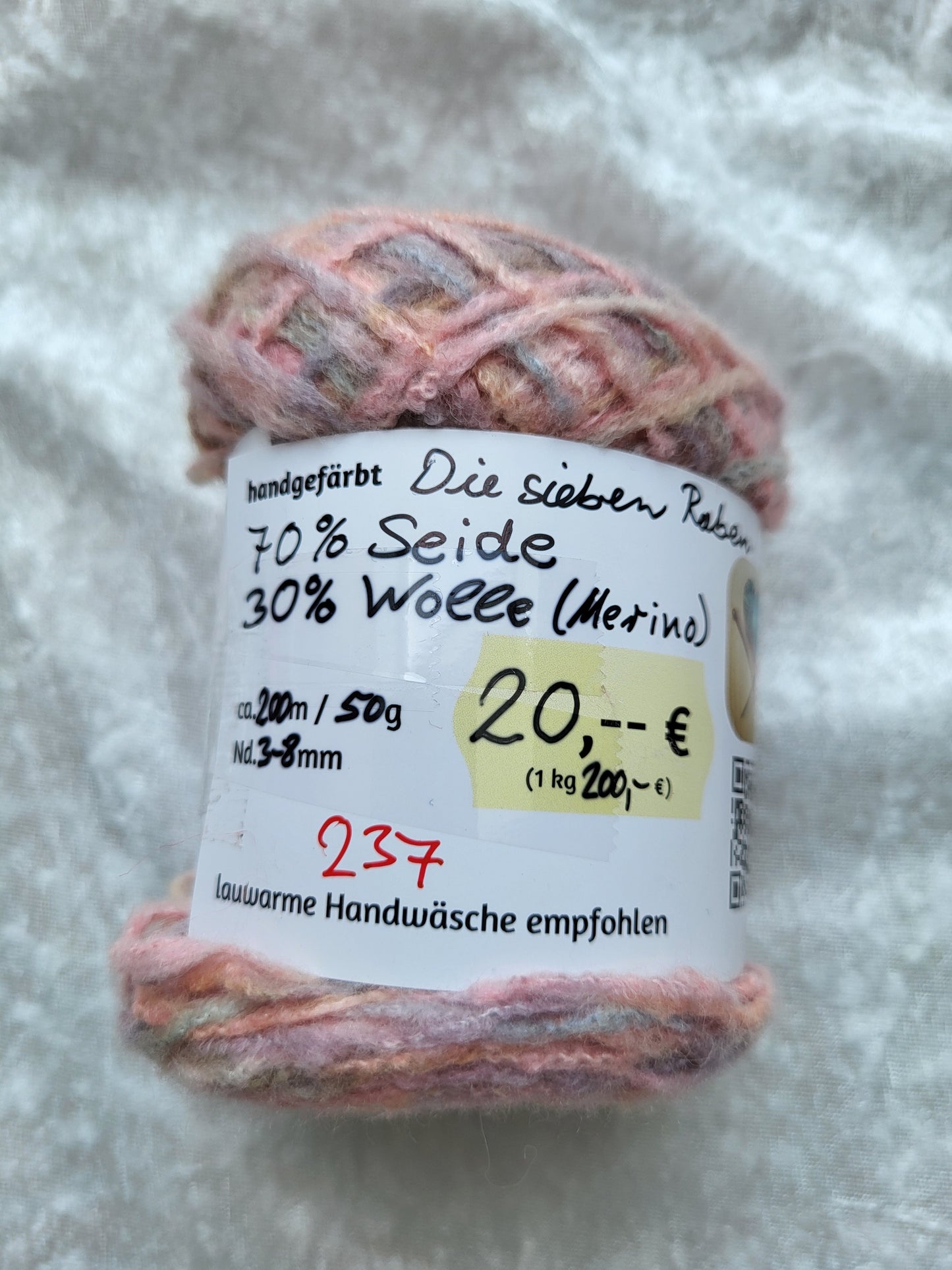 Die sieben Raben 70 % Seide, 30 % Wolle